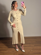 DIVINE DRESS BEIGE